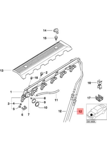 Bmw 3 Serisi X3 Için Yeni Yüksek Kaliteli Araç Yakıt Hortumu Emme Borusu Yakıt Raylı Benzin Hattı 13537548987 (Yurt Dışından) fırsatları