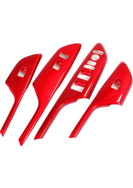 Araba Kapısı Pencere Asansör Anahtarı Düğmesi Kapak Paneli Trim Çerçeve Honda Civic Için Sol El Sürücüsü 10TH 2016-2019 (Yurt Dışından)