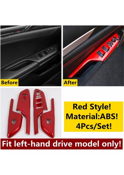 Araba Kapısı Pencere Asansör Anahtarı Düğmesi Kapak Paneli Trim Çerçeve Honda Civic Için Sol El Sürücüsü 10TH 2016-2019 (Yurt Dışından) fiyatları