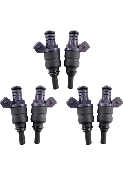 6pcs Yakıt Enjektör Nozul FJ663 13641439800 Bmw X3 X5 330I 330XI 530I Z3 Z42001-2006 3.0l 13537546244 13641427240 (Yurt Dışından)