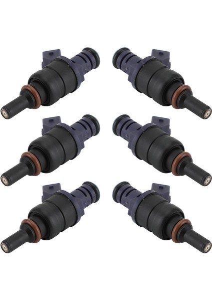 6pcs Yakıt Enjektör Nozul FJ663 13641439800 Bmw X3 X5 330I 330XI 530I Z3 Z42001-2006 3.0l 13537546244 13641427240 (Yurt Dışından) modelleri