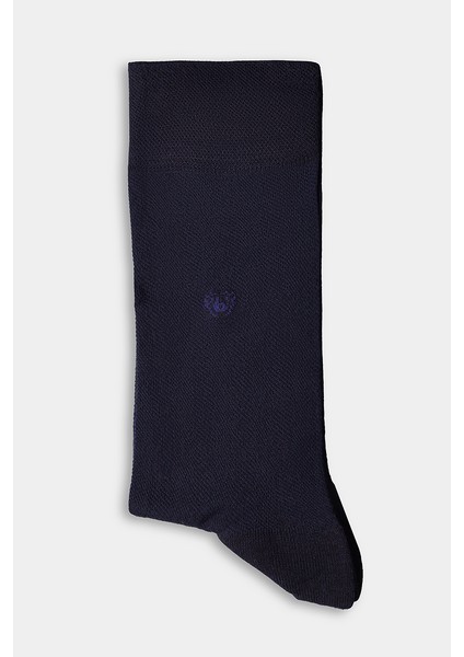 Erkek Bambu Desenli Lacivert Çorap CRBMB23Y105_39-1