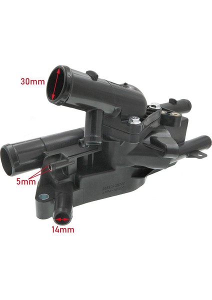 Hyundai Santa Fe Sonata/kia Optima Sportage 2.0l Için Otomatik Radyatör Muhafaza Termostat Konutu 25600-2G545 256002G545 (Yurt Dışından) indirimleri