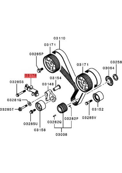 MD362861 Zamanlama Kemeri Germe Tankörü Mitsubishi Pajero Montero 3000GT Için Hidrolik Montaj 3.8 1995-2006 (Yurt Dışından) indirimleri