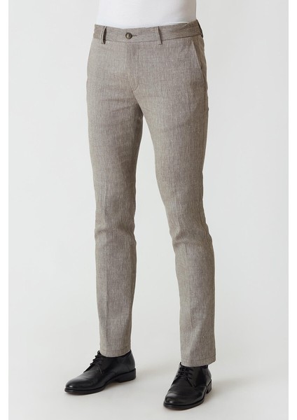 Açık Kahve Lastikli 4 Cepli Spor Erkek Pantolon PNS21Y21104_D10 fiyatları