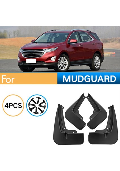 4pcs Araba Çamurlu Çamur Fleps Chevrolet Equinox 2017-2022 Araba Aksesuarları Için Sıçrama Çamur Koruma Çamurluğu (Yurt Dışından) indirimleri