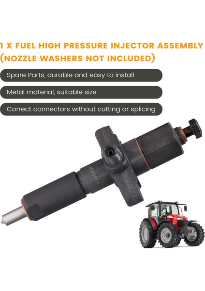 2645664 Motor Aksesuarları Massey Ferguson 283, 290 Için Yakıt Yüksek Basınçlı Common Rail Enjektör Montajı 60H Yükleyici Için (Yurt Dışından) indirimleri