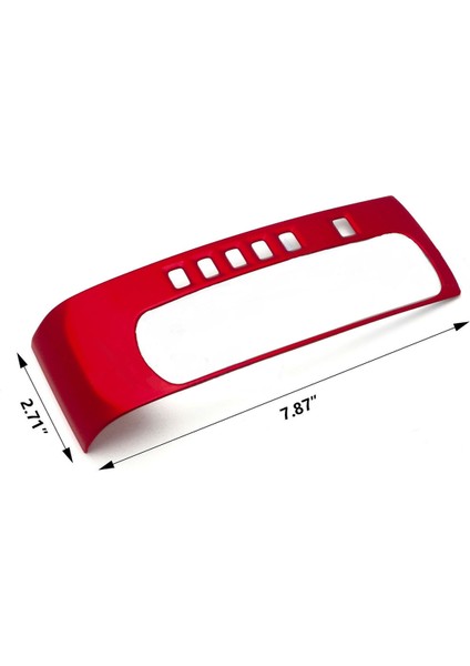 Honda Civic 2016-2021 Için Kırmızı Iç Dişli Vites Kutusu Paneli Kalıplama Kaplaması (Yurt Dışından) modelleri