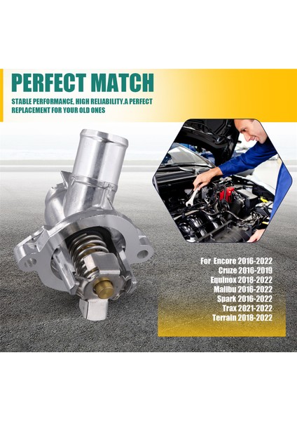 12656949 12669633 Chevrolet Için Buick Için Motor Soğutucu Termostat Montajı Cruze Equinox Malibu Gmc 12673413 (Yurt Dışından) indirimleri