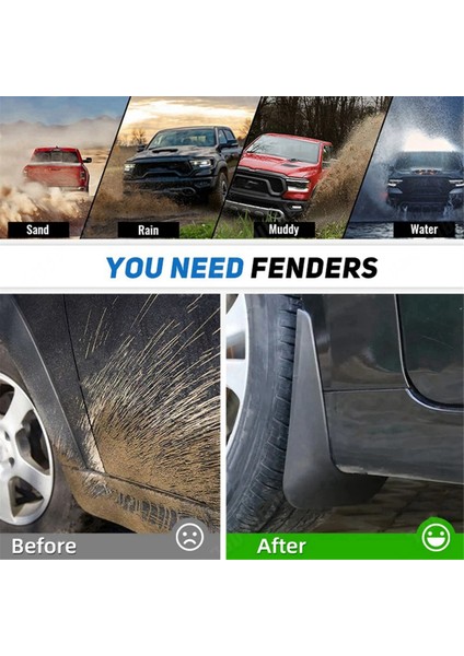 Suzuki Vitara Edcudo 2016-2020 Için Araba Çamurluk Sıçrama Koruyucusu (Yurt Dışından) indirimleri