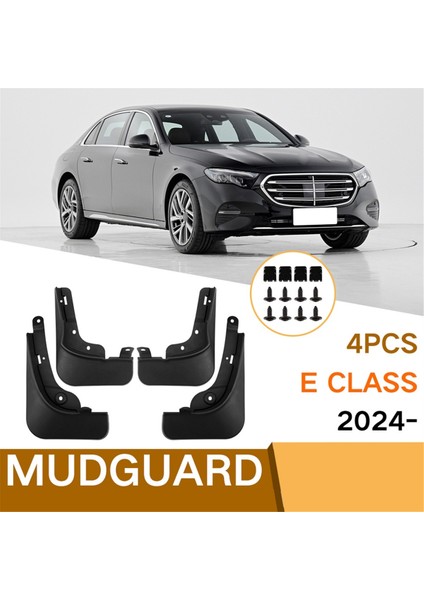 Mercedes-Benz E-Serisi 2024 Ön Arka Çamur Flaps Için Araba Çamurlukları Gardiyanlar Sıçrama Çamurluk Araba Dış Parçaları (Yurt Dışından) fırsatları