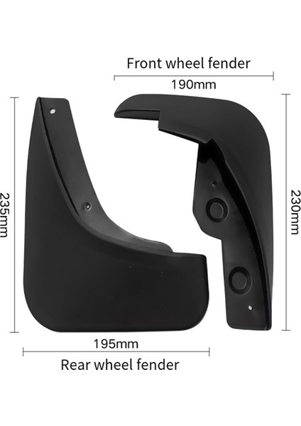 4pcs Araba Çamurlu Çamur Fleps Mazda 3 2004-2008 Araba Aksesuarları Için Çamur Koruma Çamurluğu (Yurt Dışından) indirimleri