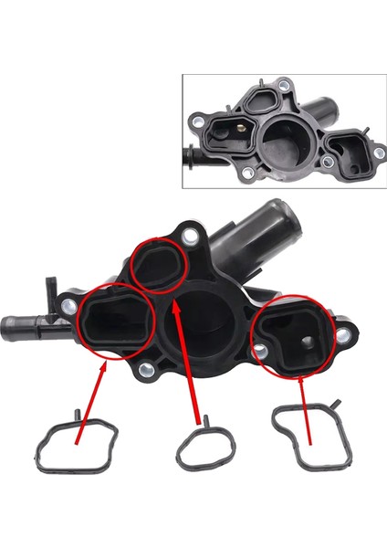 11060-4BB1A Otomobil Motoru Nissan Sentra Için Termostat Muhafazası Nissan Sentra Rogue Sport 1.8l 2.0l 2017-2022 11060-4BB0A (Yurt Dışından) modelleri