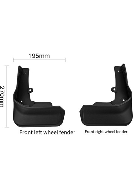 Audi Q3 Sport 2019-2023 Çamurluk Çamurlu Fleps Çamurluk Çamur Guard Flep Splash Flaps Aksesuarlar (Yurt Dışından) modelleri