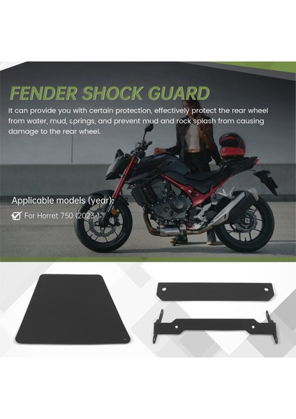 Fender Shock Emici Sıçrama Muhafız Motosiklet Aksesuarları Honda Horret Için Koruyucu Çamurluk 750 HORRET750 2023 2024 (Yurt Dışından) fırsatları