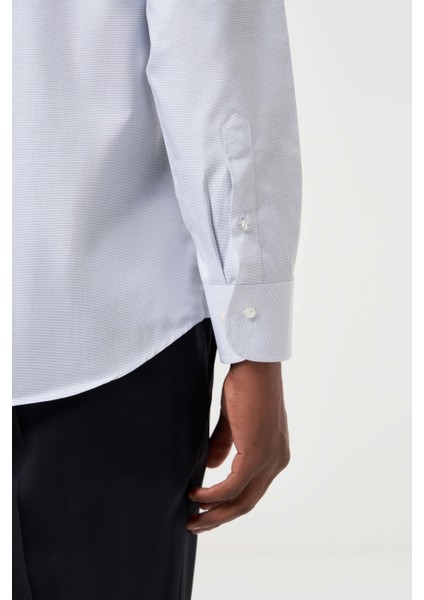 Regular Fit Klasik Gri Erkek Gömlek GM23K232046_D55 fırsatları