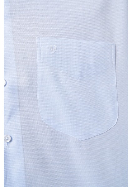 Regular Fit Açık Mavi Basic Klasik Erkek Gömlek GM23K232003_D33 modelleri