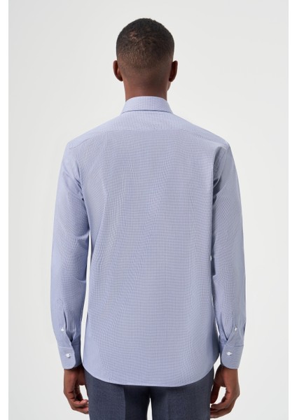 Regular Fit Lacivert Uzun Kollu Klasik Erkek Gömlek GM23K232031_D39 fiyatları
