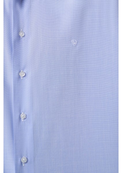 Regular Fit Mavi Klasik Basic Erkek Gömlek GM23K232007_D35 modelleri