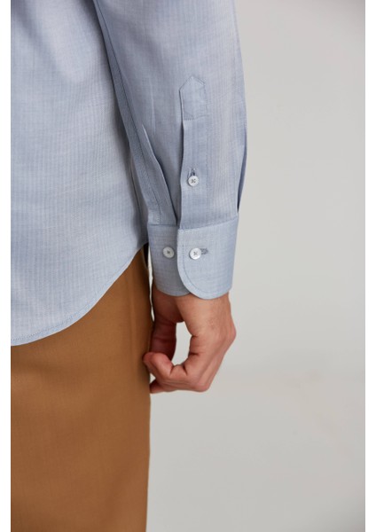 Regular Fit Klasik Antrasit Gri Erkek Gömlek GM23K232047_D55 indirimleri