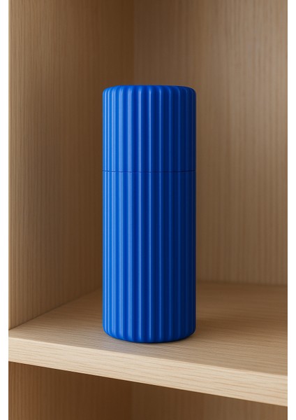 Ribbed Box - Modern Tasarımlı Çok Amaçlı Düzenleyici Kutu Makyaj Fırçaları, Diş Fırçası fiyatları