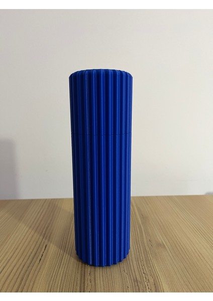 Ribbed Box - Modern Tasarımlı Çok Amaçlı Düzenleyici Kutu Makyaj Fırçaları, Diş Fırçası fırsatları