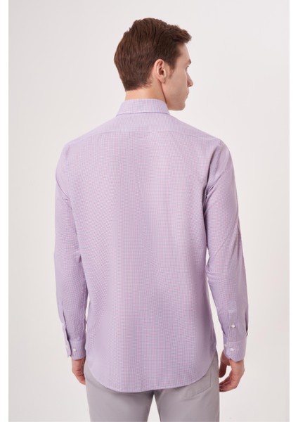 Regular Fit Paşa Yaka Düğmeli Kırmızı Erkek Gömlek GM23Y231167_D24 fiyatları