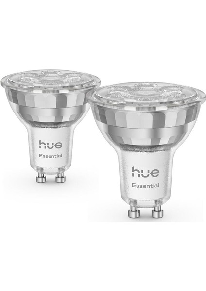 Hue Essential 4.7W GU10 345 Lumen Renkli Akıllı Spot Ampul (2'li Ekopaket) fiyatları