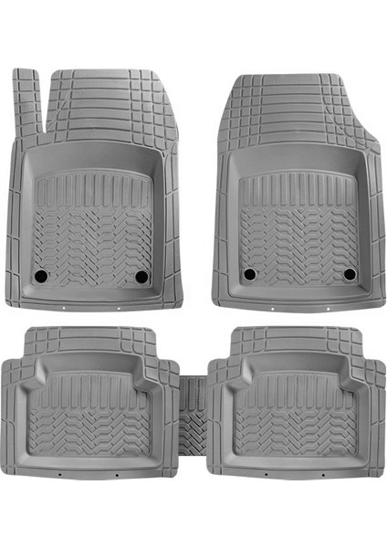 Pro - Mitsubishi Outlander ile Uyumlu Paspas Seti, Gri
