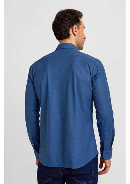 Platinium Regular Fit Lacivert Erkek Gömlek PLTG015_D39 fiyatları