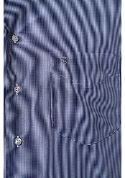 Regular Fit Lacivert Spor Basic Erkek Gömlek GM23K232037_D39 modelleri