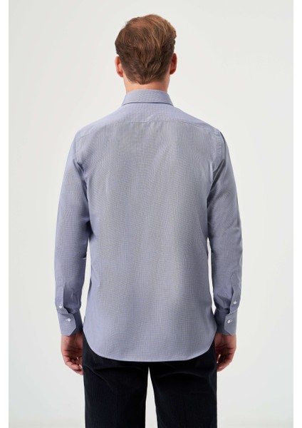 Regular Fit Lacivert Basic Klasik Erkek Gömlek GM23K232044_D39 fiyatları
