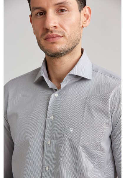 Regular Fit Açık Kahve İtalyan Kumaş Erkek Gömlek GM23K232039_D10 indirimleri