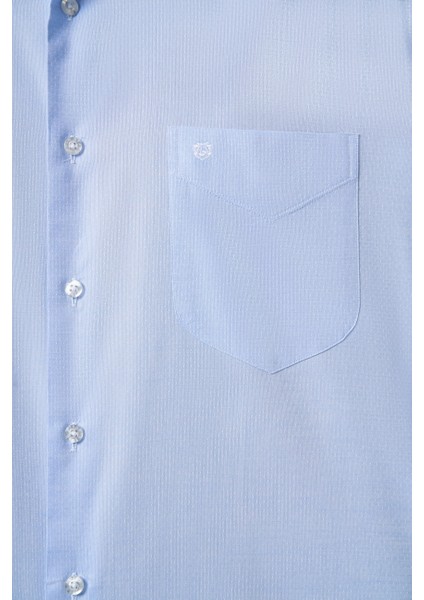 Regular Fit Klasik Mavi Basic Erkek Gömlek GM23Y231174_K35 modelleri