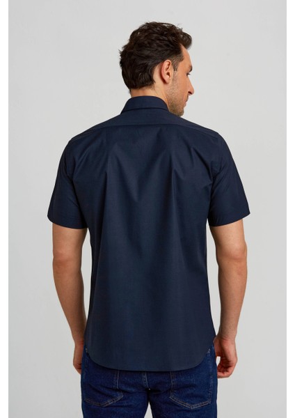 Regular Fit Paşa Yaka Desenli Lila Spor Erkek Gömlek GM23Y231170_D39 fiyatları