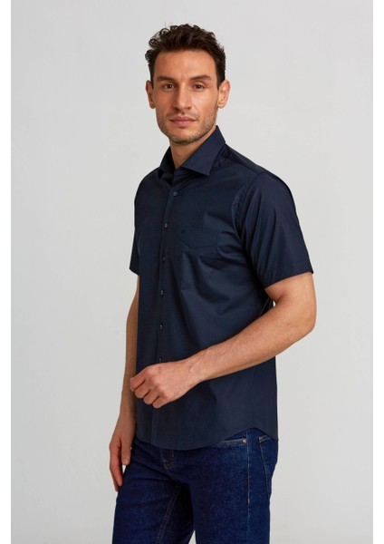 Regular Fit Paşa Yaka Desenli Lila Spor Erkek Gömlek GM23Y231170_D39 indirimleri