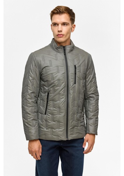 Gri Slim Kapitone Mont fiyatları