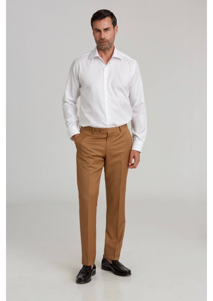 Oranj Yün Dokuma Klasik Erkek Pantolon PPNK23YNOS001_D22