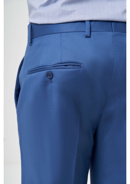 Mavi Yün Dokuma Klasik Erkek Pantolon PPNK23YNOS001_D35 indirimleri