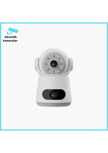 Akıllı Wi-Fi Güvenlik Kamerası | 2k 6mp | 360° Hareket Takibi | 9m Gece Görüşü | Çift Yönlü Ses | Sesli Alarm fiyatları