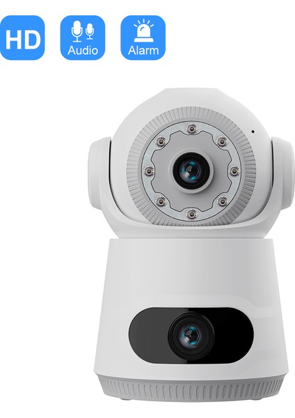 Akıllı Wi-Fi Güvenlik Kamerası | 2k 6mp | 360° Hareket Takibi | 9m Gece Görüşü | Çift Yönlü Ses | Sesli Alarm modelleri