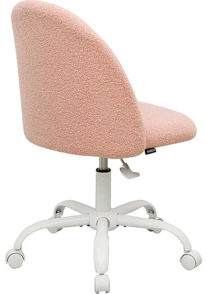 Curve Çalışma Sandalyesi - Pembe 61X58,5X81,5-91 cm indirimleri