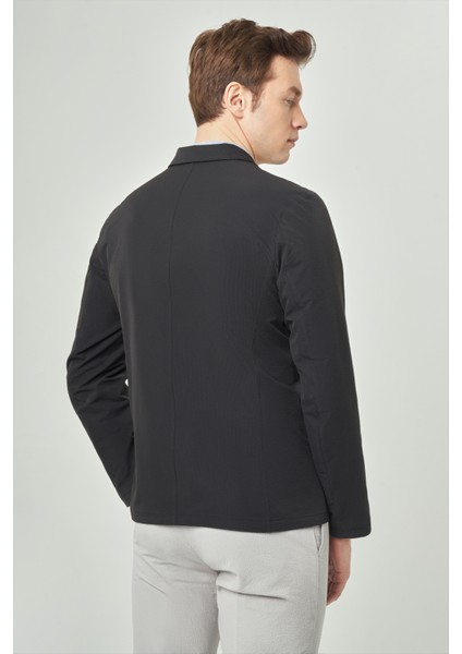 Siyah Erkek Düğmeli Ceket Mont MN23Y23100_D99 fiyatları