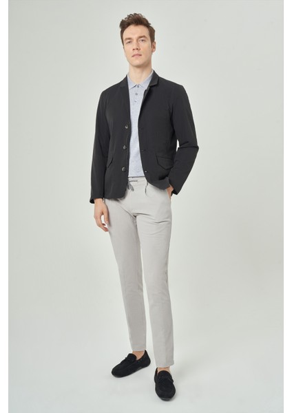 Siyah Erkek Düğmeli Ceket Mont MN23Y23100_D99 indirimleri