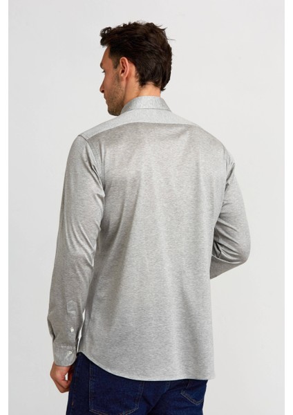 Platinium Regular Fit Gri Gömlek PLTG023_D55 fiyatları