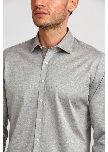 Platinium Regular Fit Gri Gömlek PLTG023_D55 fırsatları