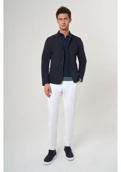 Lacivert Erkek Düğmeli Ceket Mont MN23Y23100_D39 indirimleri