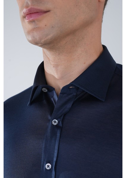 Platinium Regular Fit Koyu Lacivert Gömlek PLTG026_40 modelleri