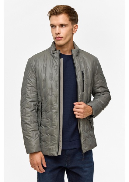 Gri Slim Kapitone Mont fırsatları