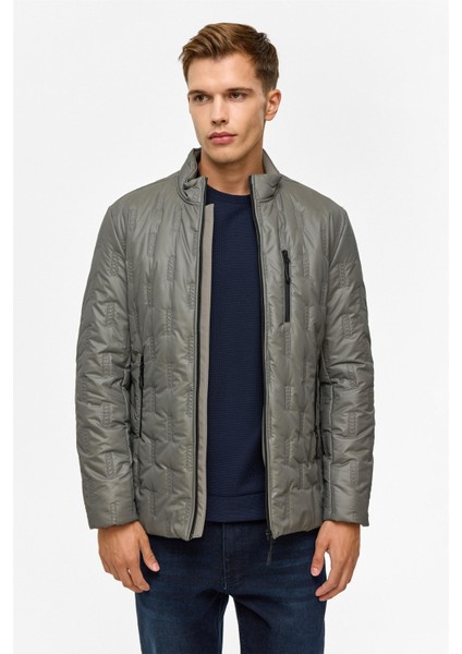 Gri Slim Kapitone Mont indirimleri